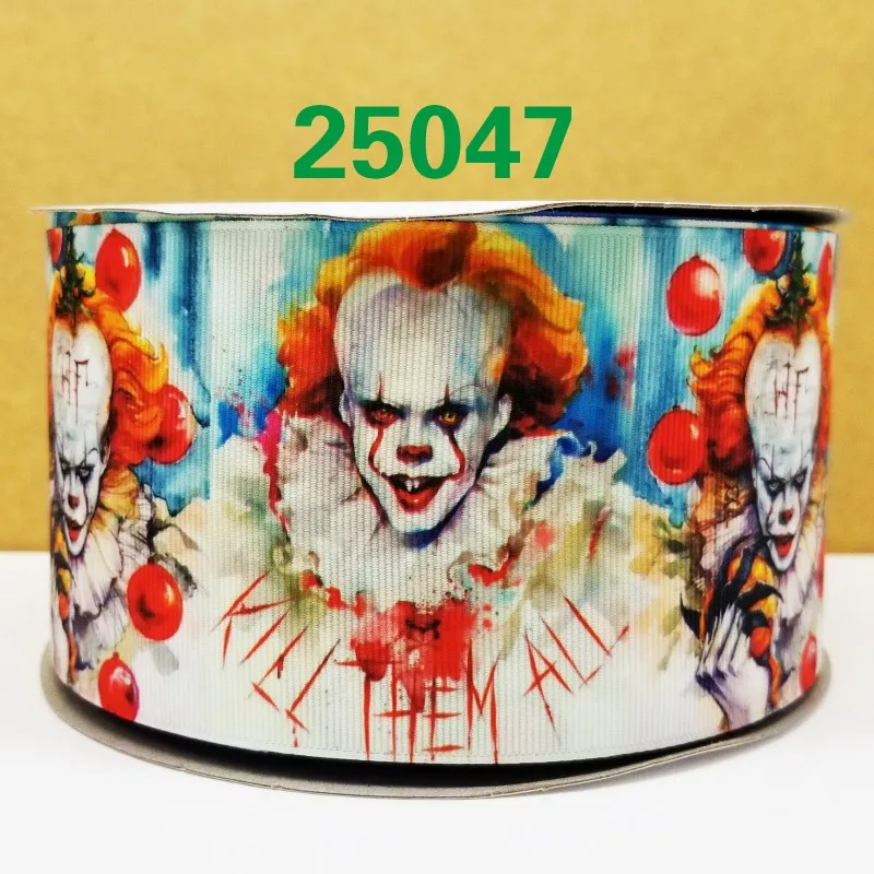 50 ярдов на размер лента для Хэллоуина с принтом корсажная лента 25050