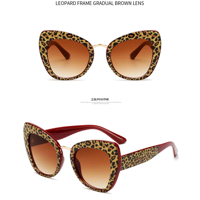 c4-leopard-brown Модные сексуальные солнцезащитные очки с кошачьим глазом черепаха оправа Оттенки Солнцезащитные очки женские винтажные черные коричневые солнцезащитные очки lentes de sol mujer - Цвет линз: c4-leopard-brown