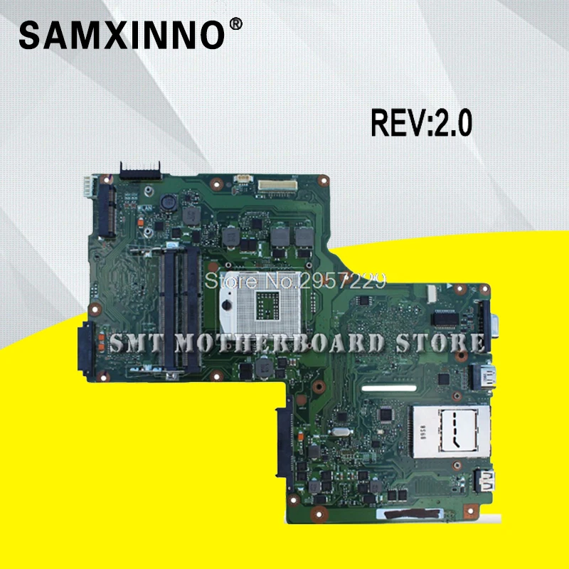 U50F материнская плата для ноутбука ASUS REV 2 0 PGA989 Рабочая хорошо 100% тест нормально S