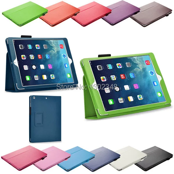 Ультратонкий чехол книжка из искусственной кожи с зернистой фактурой Магнитный