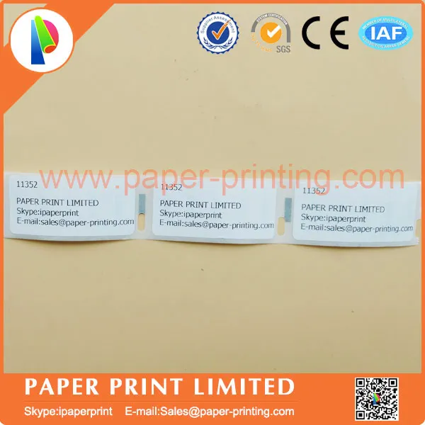 5X ролл Dymo рулонные этикетки наклейки бумажные 11352 DYMO11352 обратный адрес Ленточные