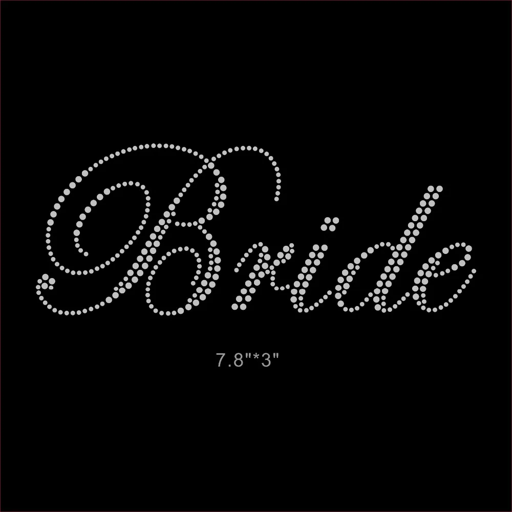 25 шт./лот невесты дизайн на заказ горячей фиксации горный хрусталь передачи для