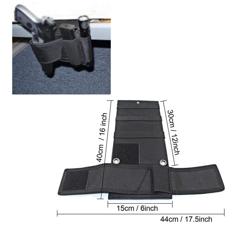 Регулируемый под матрасом прикроватный кобура для пистолета на сиденье