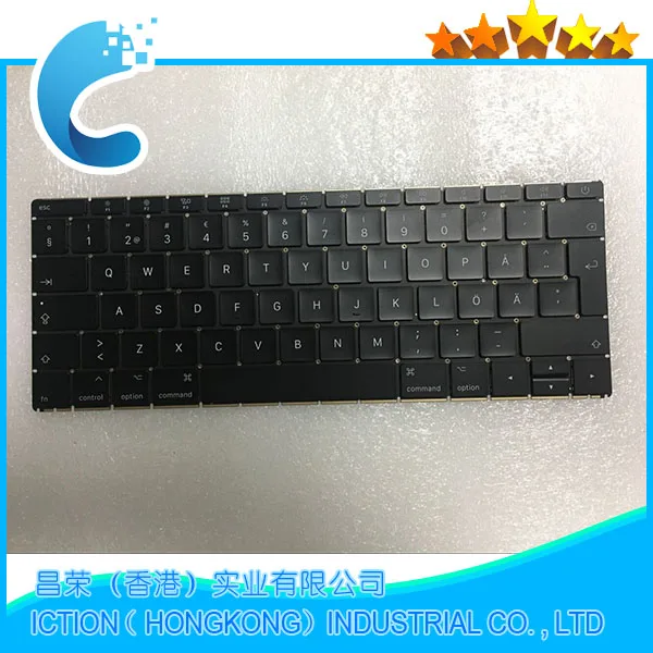 Оригинальная новая Французская клавиатура AZERTY A1534 для Macbook 12 дюймов 2015 2016
