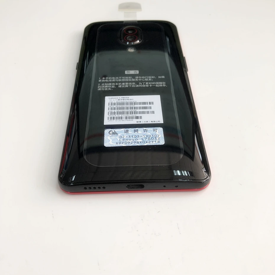 Мобильный телефон Lenovo Z5 Pro GT 855, 6,39 дюймов, 3350 МП, камера AI, отпечаток пальца под дисплеем, Восьмиядерный процессор Snapdragon855, мАч