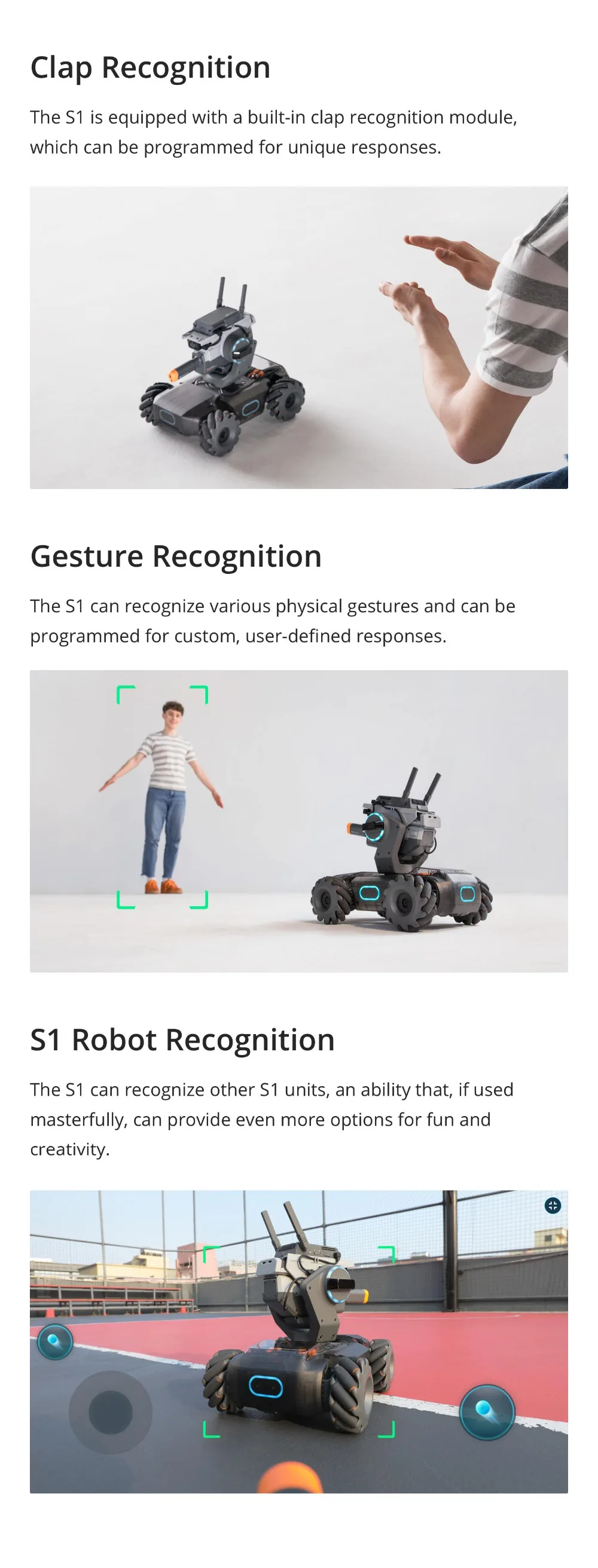 DJI RoboMaster S1 умный Обучающий робот умный автомобиль игрушка танк лучший подарок для детей пульт дистанционного управления бренд