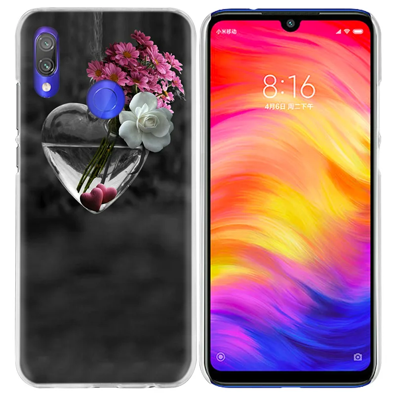 Чехол с красными бабочками и розами для Xiao mi Red mi Go Note 7 6 6A Pro S2 5 5A 4X mi A1 A2 9 mi x 3 5G 8 lite F1 жесткий чехол для телефона из ПК