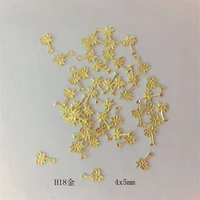 1 pack about100psc summer burst section hot air sea series coconut tree nail rivet 3d nail art decoracao glue paste tools h18