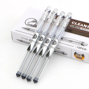 12 шт.кор. нейтральная ручка углеродная черная ручка бизнес-ручка импортные чернила все точки 0,4 мм Бесплатная доставка