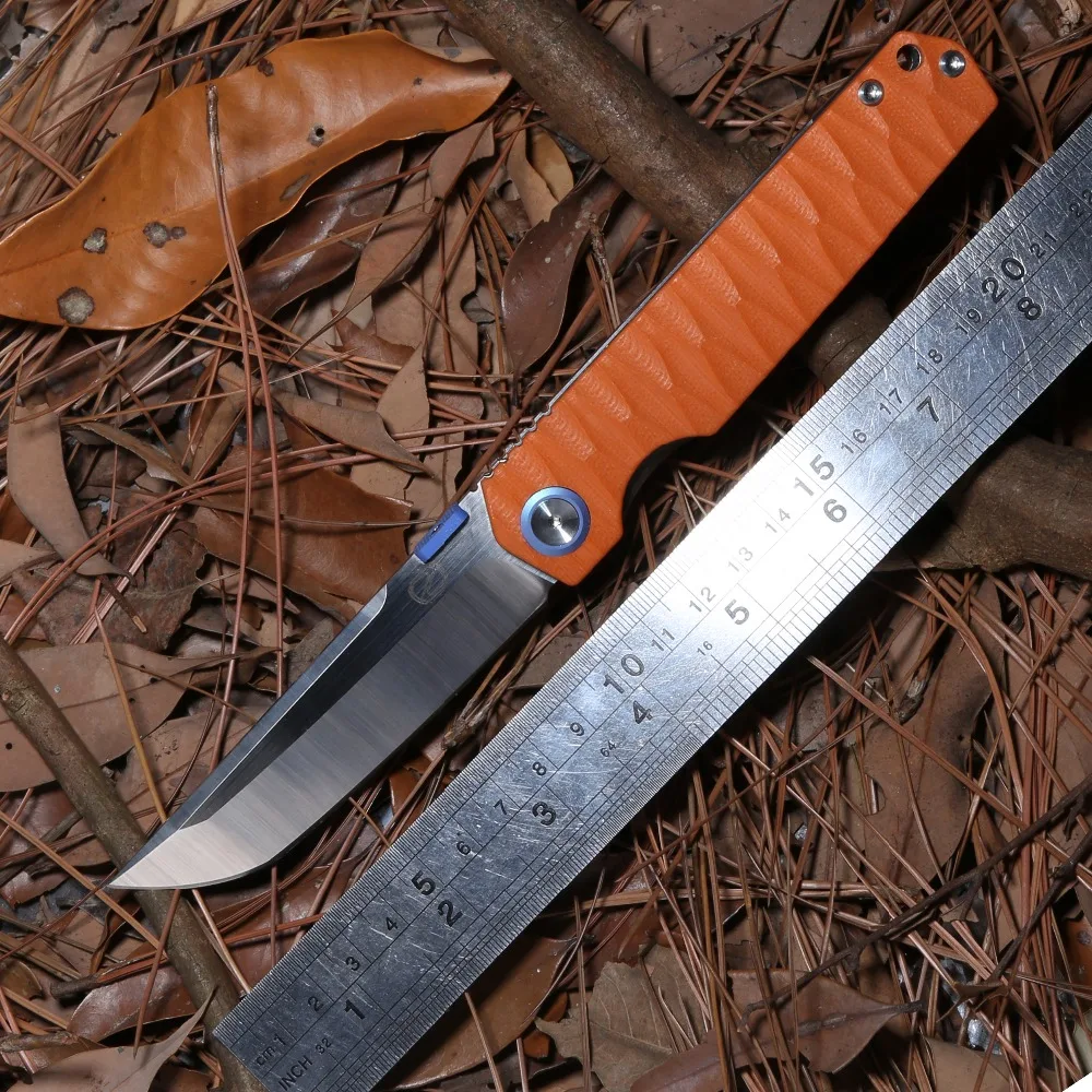 Складной нож STEDEMON ZKC C03 лезвие 440C шарикоподшипник KVT G10 ручка ножи для кемпинга
