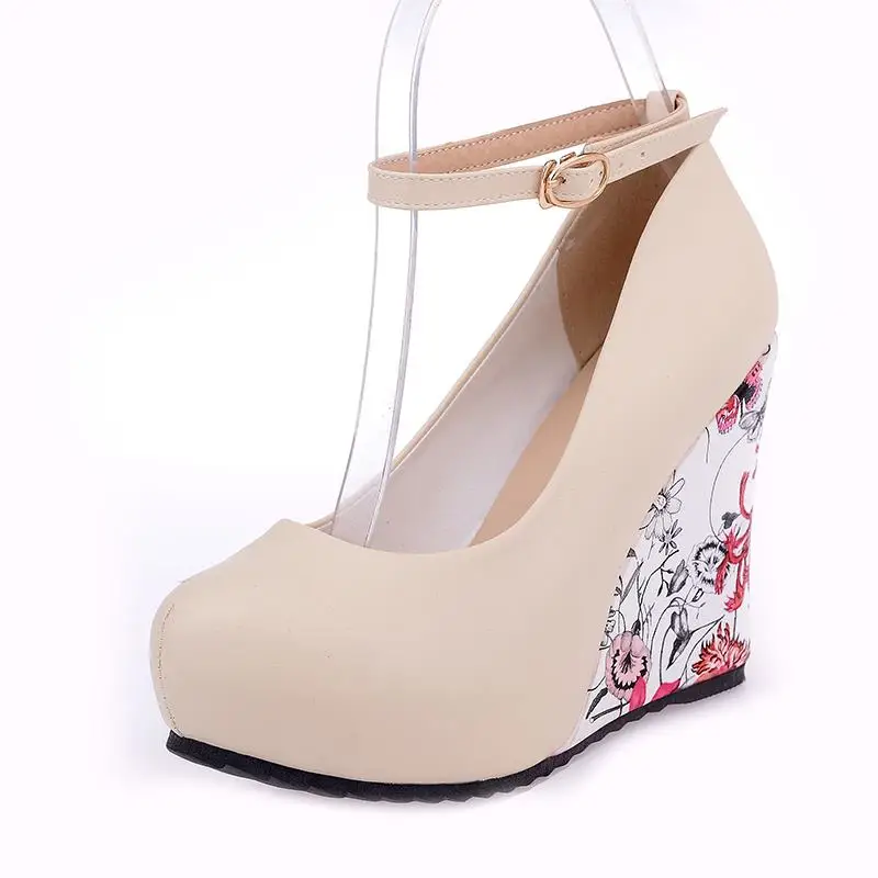 Женские туфли лодочки с ремешком на щиколотке платформе|pumps for women|2017 high heelsfashion heels