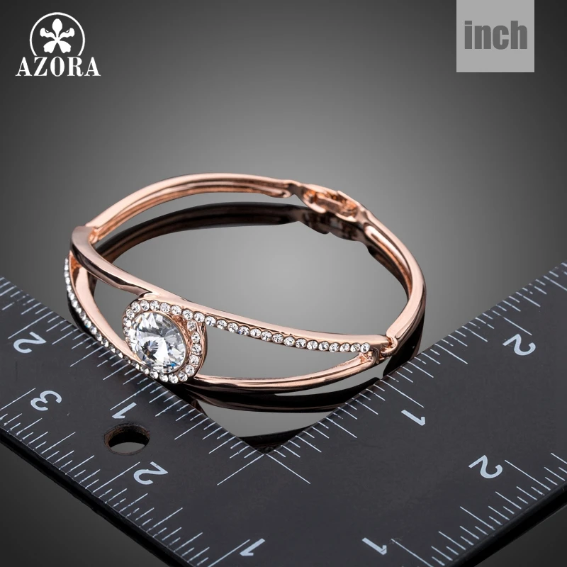 Азора уникальные браслеты простого дизайна ясно Stellux австрийского хрусталя из