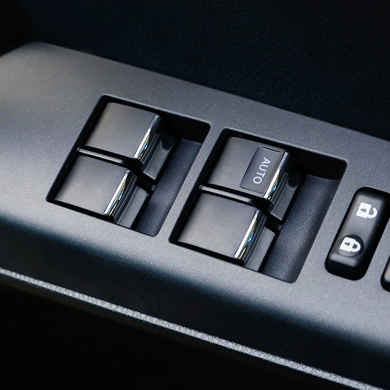 7 шт. хромированная крышка для дверных и оконных выключателей накладка на кнопки