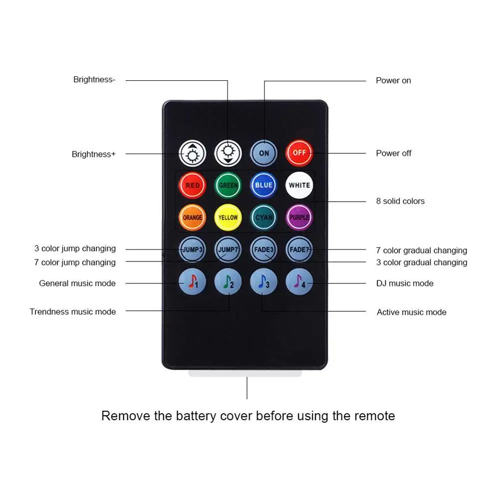 Светодиодная лента 5050 RGB 1 м 5 10 15 с синхронизацией музыки для украшения праздника