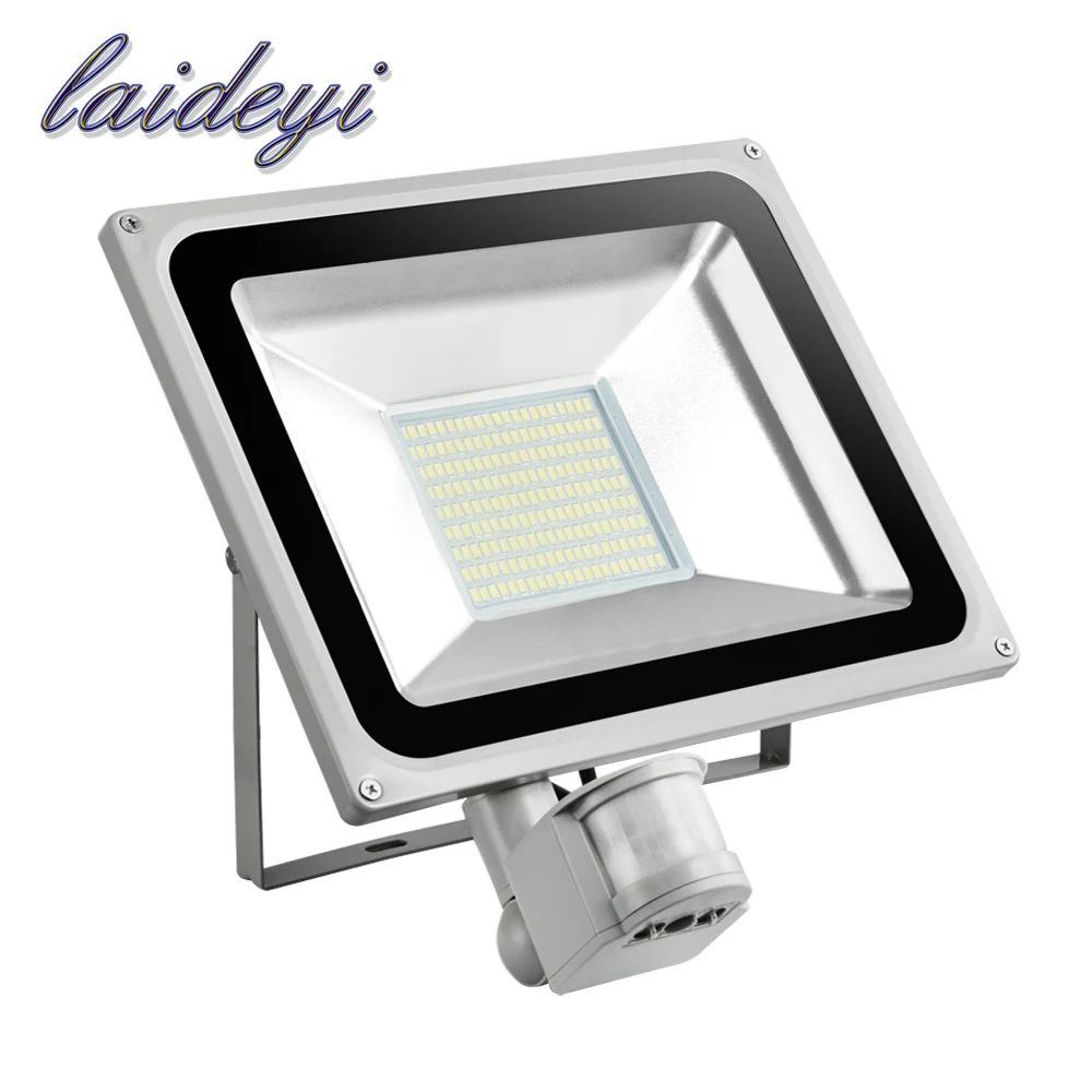LAIDEYI 100 Вт В переменного тока светодиодный прожсветильник SMD IP65 светильник
