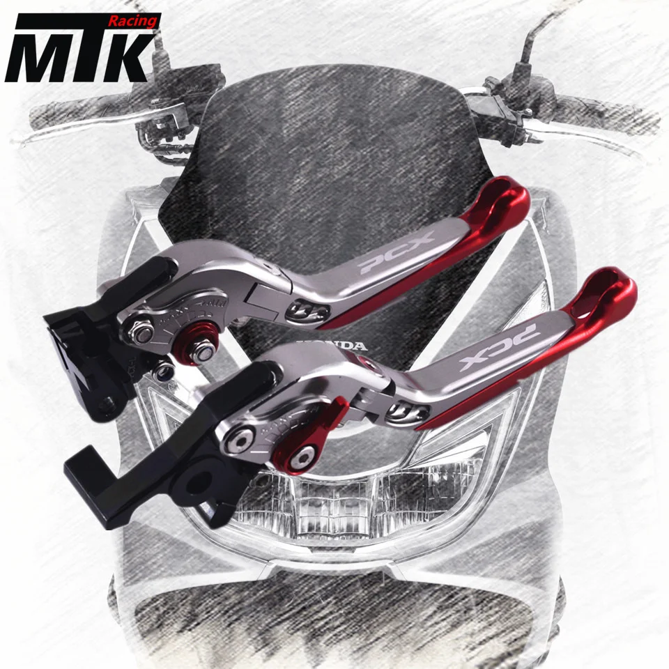 MTKRACING CNC для Honda PCX 125/150 все годы Мотоциклетные аксессуары Складные Выдвижные