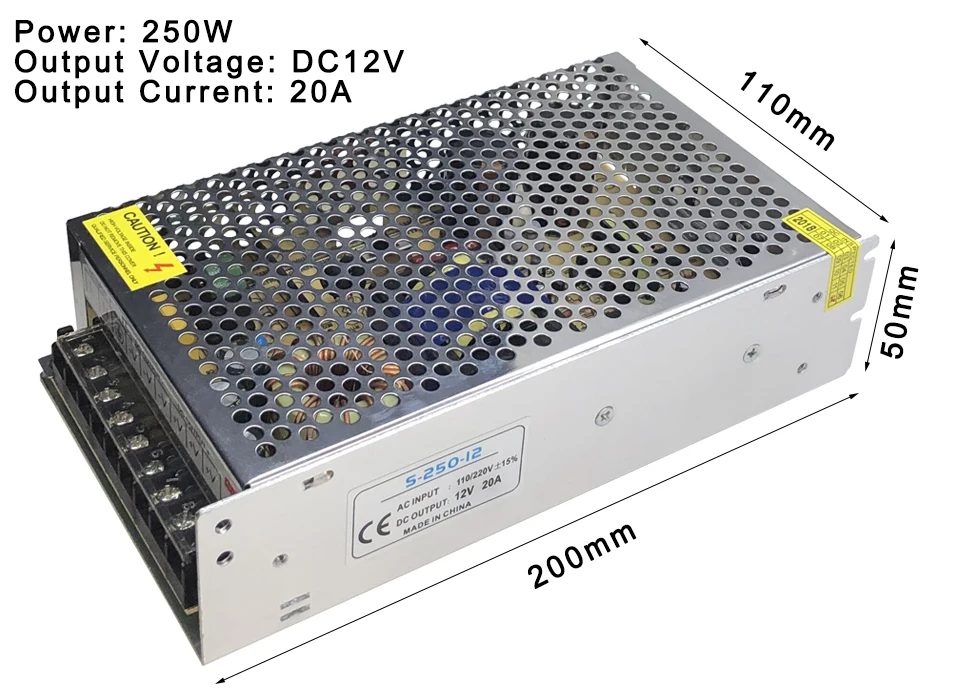 Питание DC 12V 1A 2A 3A 5A 10A 16.5A 20A 30A светильник ing трансформатор для Светодиодные ленты светильник переключения драйвер адаптера питания