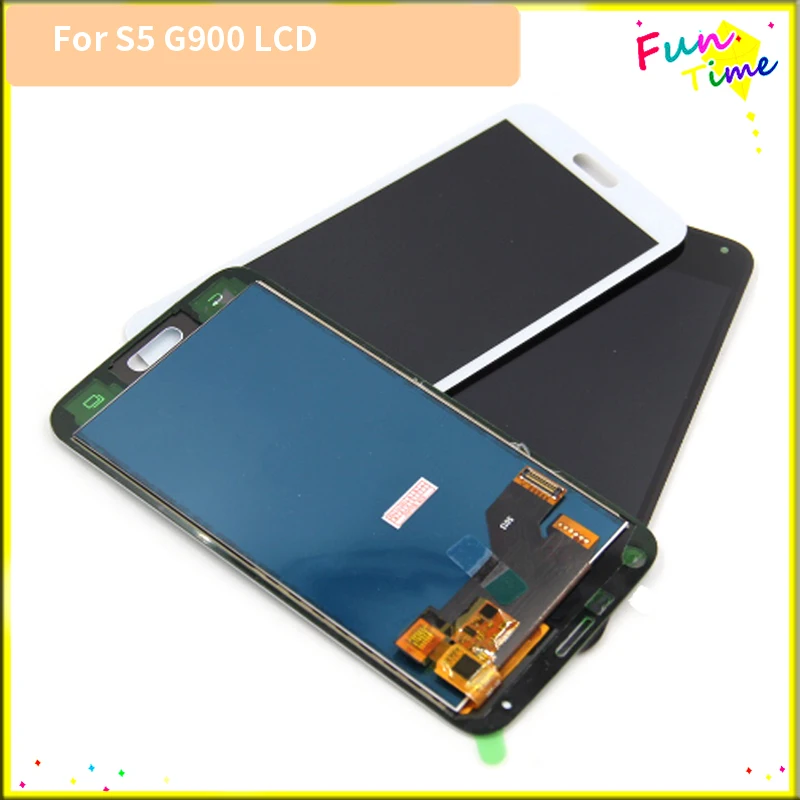 ЖК дисплей для Samsung Galaxy S5 G900F G900 сенсорный экран дигитайзер полная сборка Дисплей