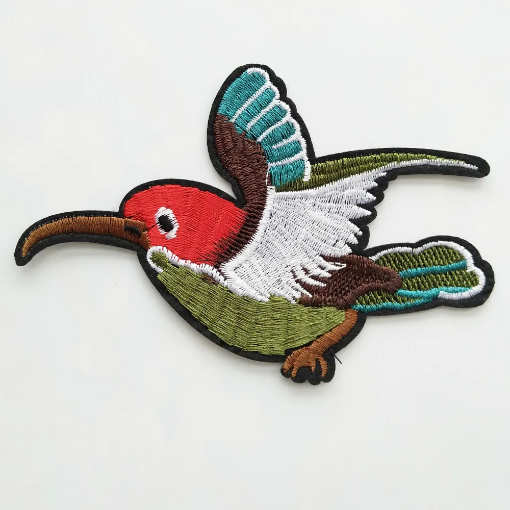 1 шт. аппликация в виде птицы вышитое железо на милые нашивки Значки для одежды