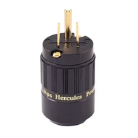 hifi mps hercules m hifi power cord plugs connector 24k gold plated c 13 male power connector amplifier 15a plug