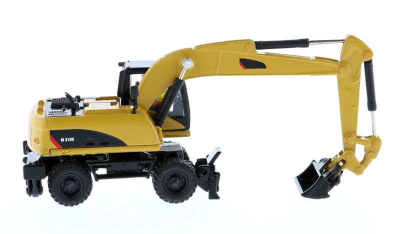 Колесный экскаватор 1/87 M318D серии high line 85177 коллекционная строительная техника