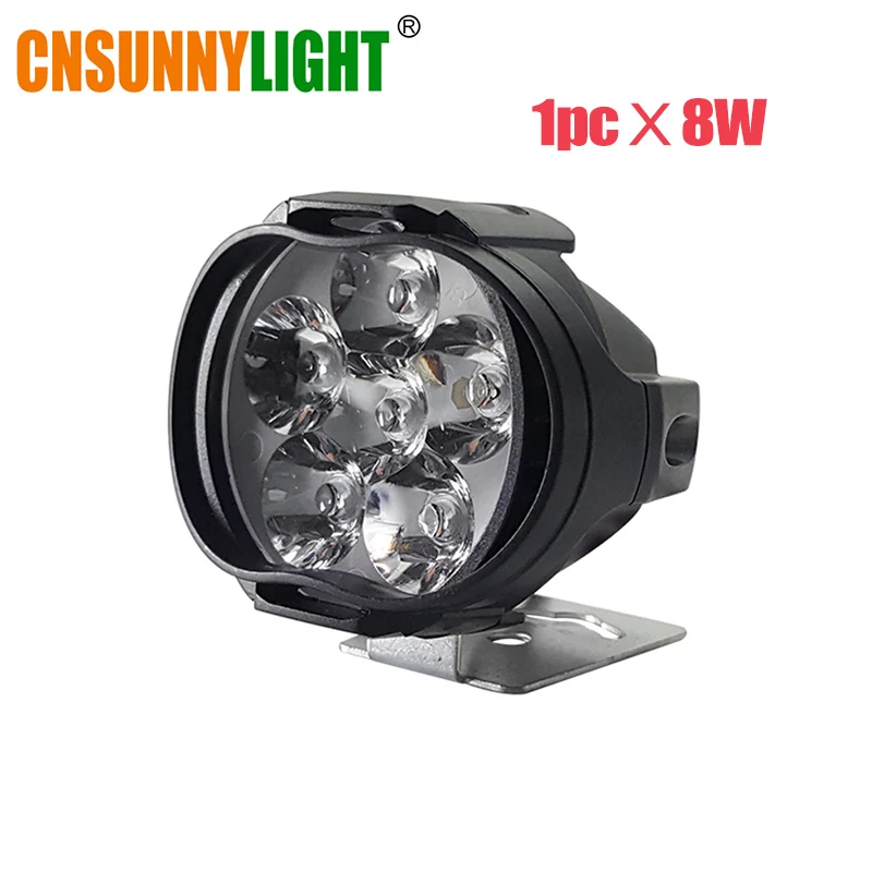 CNSUNNYLIGHT Автомобильные светодиодные фары, авто рабочие фары для вождения, пикапы для грузовиков, внедорожные противотуманные фары, фары для мотоциклов и велосипедов