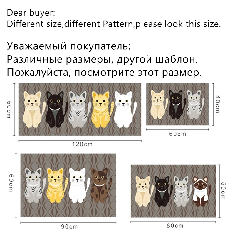 [Byetee] Кухонные напольные ковры и коврики дверной коврик для двери ванная комната