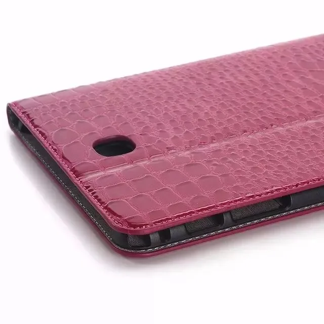 Крокодиловой кожи чехол с отделение для карт, в которое можно samsung Galaxy Tab A 8,0 T350 T351 T355, кожаный чехол для samsung Galaxy Tab A 8,0+ Защитная пленка на экран
