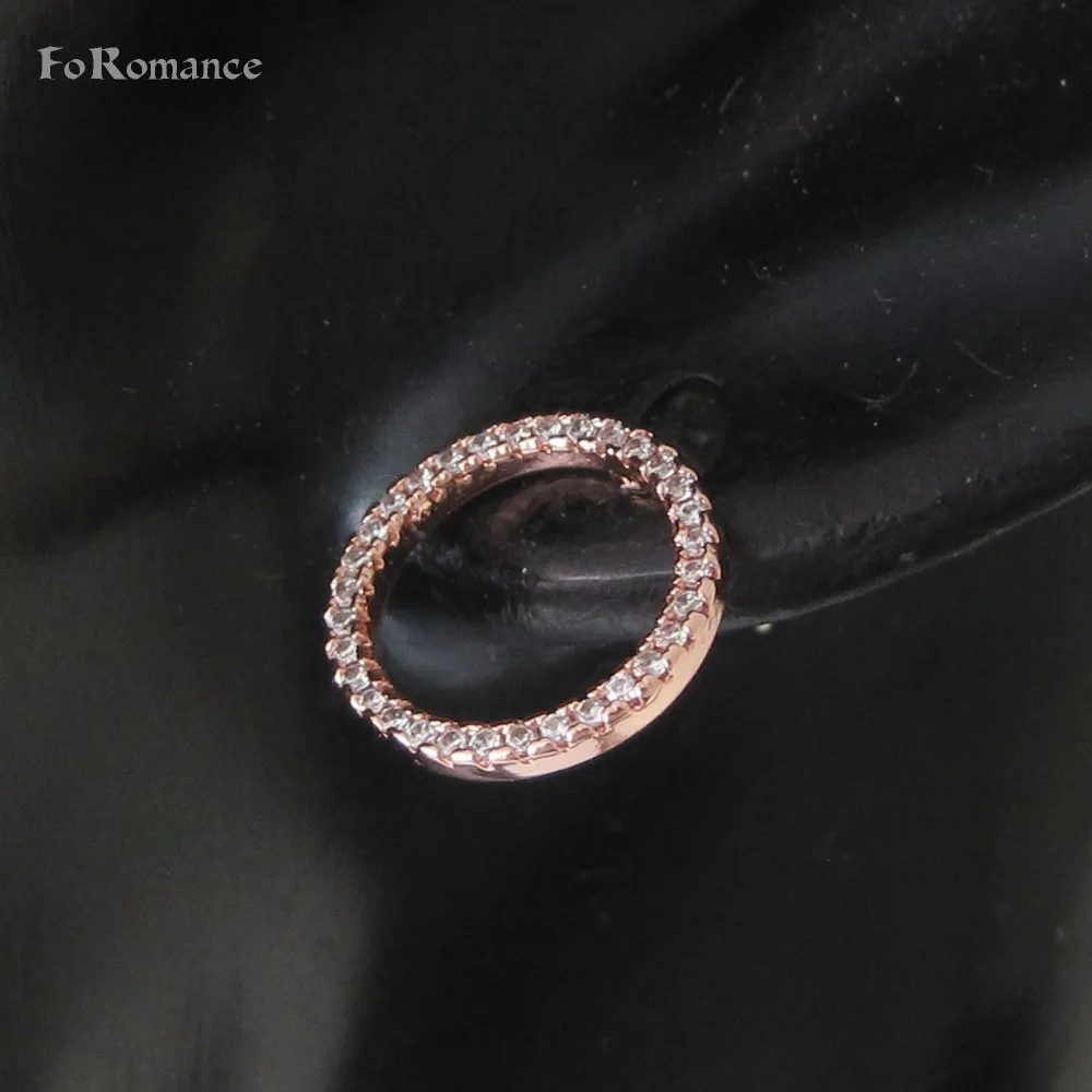 FoRomance/трехцветные желтые розовые белые золотые круглые серьги гвоздики в форме