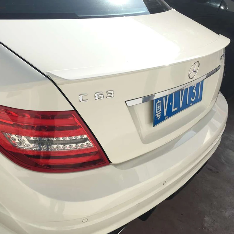Для Benz W204, спойлер, волокно, автомобильное заднее крыло, спойлер для Benz W204 C180 C200 C260 C280 C300 C74, спойлер 2010