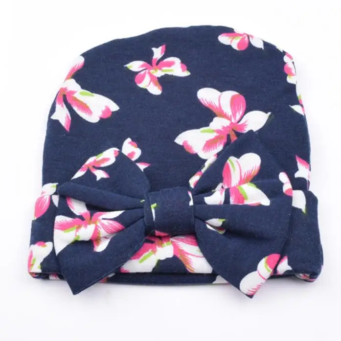 Шляпы для новорожденных шляпа с бантиком девочек детские больничные шапки