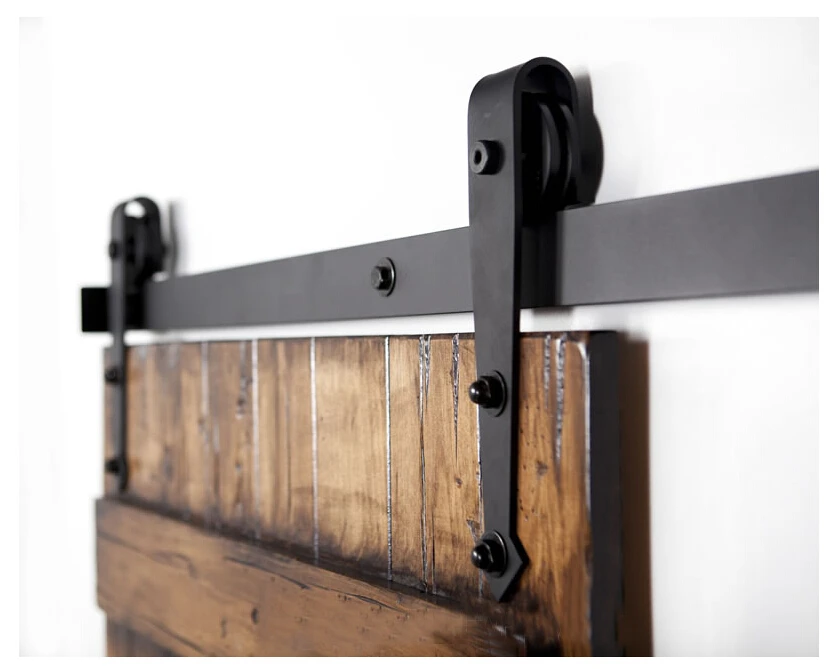 

5ft-8 футов американское колесо стрел раздвижная дверь амбар черный деревенский раздвижной амбар железнодорожная фурнитура раздвижная доро...