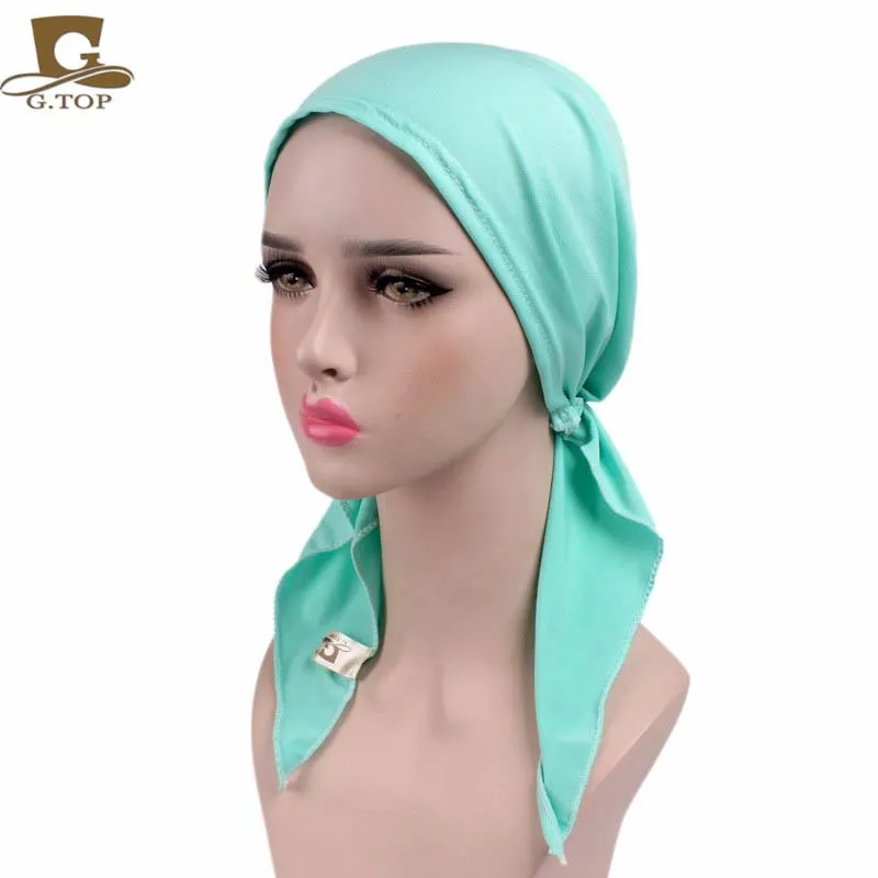 Женский однотонный обезболивающий эластичный предварительно завязанный