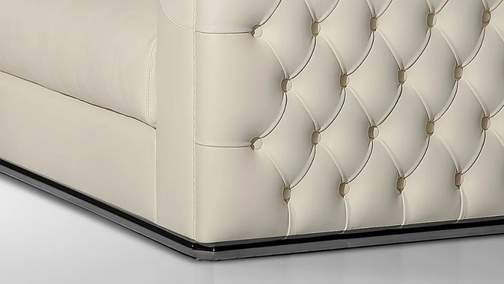 Высококачественный итальянский диван из натуральной кожи секционный для