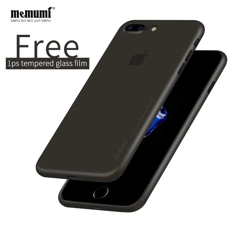 Чехол матовый для iPhone 7 задняя крышка ультра тонкий чехол Plus антидетонационных
