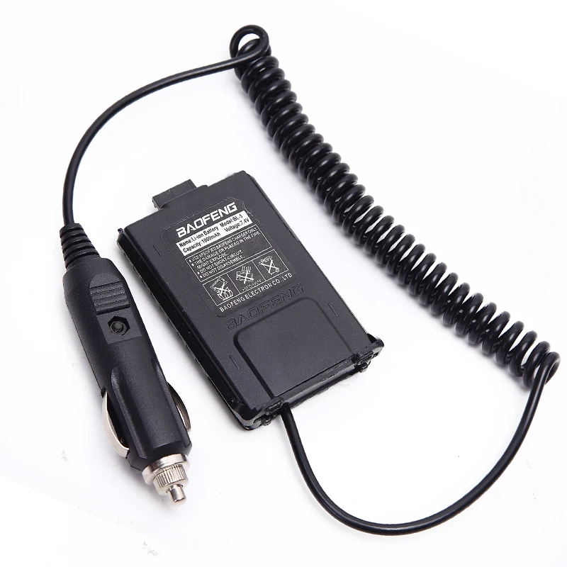 2 шт. Baofeng UV-5R батарея Eliminator Автомобильное зарядное устройство UV 5R портативное радио для baofeng UV-5RA 5RE