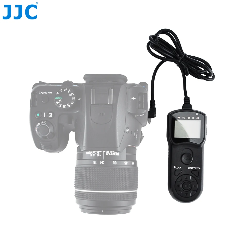 

JJC Camera Wired Timer Remote Shutter Release Cord For Pentax K-70/KP Replace CS-310