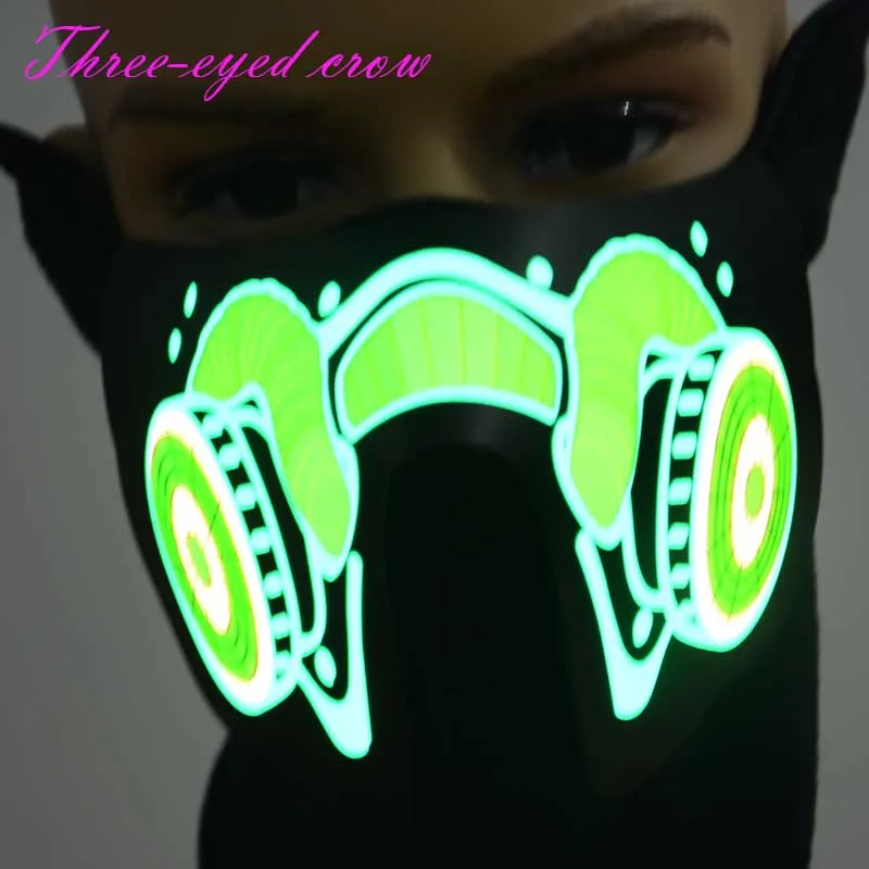 Новинка 2017 мигающая светодиодная маска V значит вендетта светящаяся лента