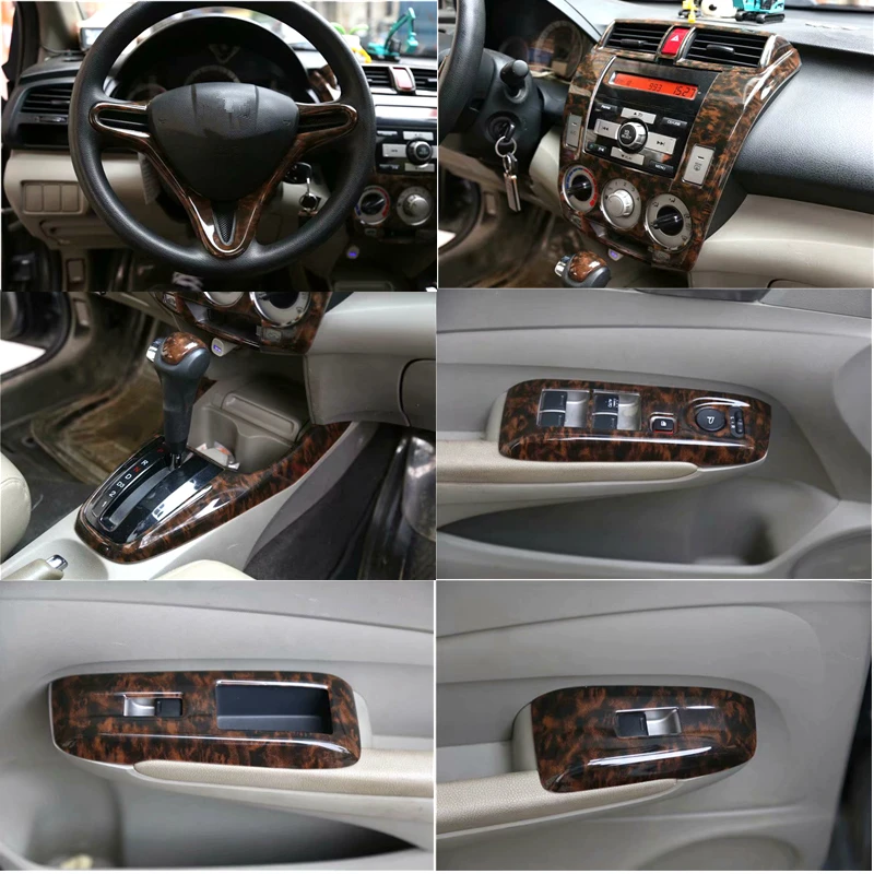 8 шт./компл. цветной чехол для салона автомобиля отделка панели декоративный