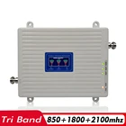 Трехдиапазонный усилитель сигнала 65dB 2G 3G 4G CDMA 850 + DCSLTE 1800 + WCDMAUMTS 2100 фотоусилитель мобильной сотовой связи