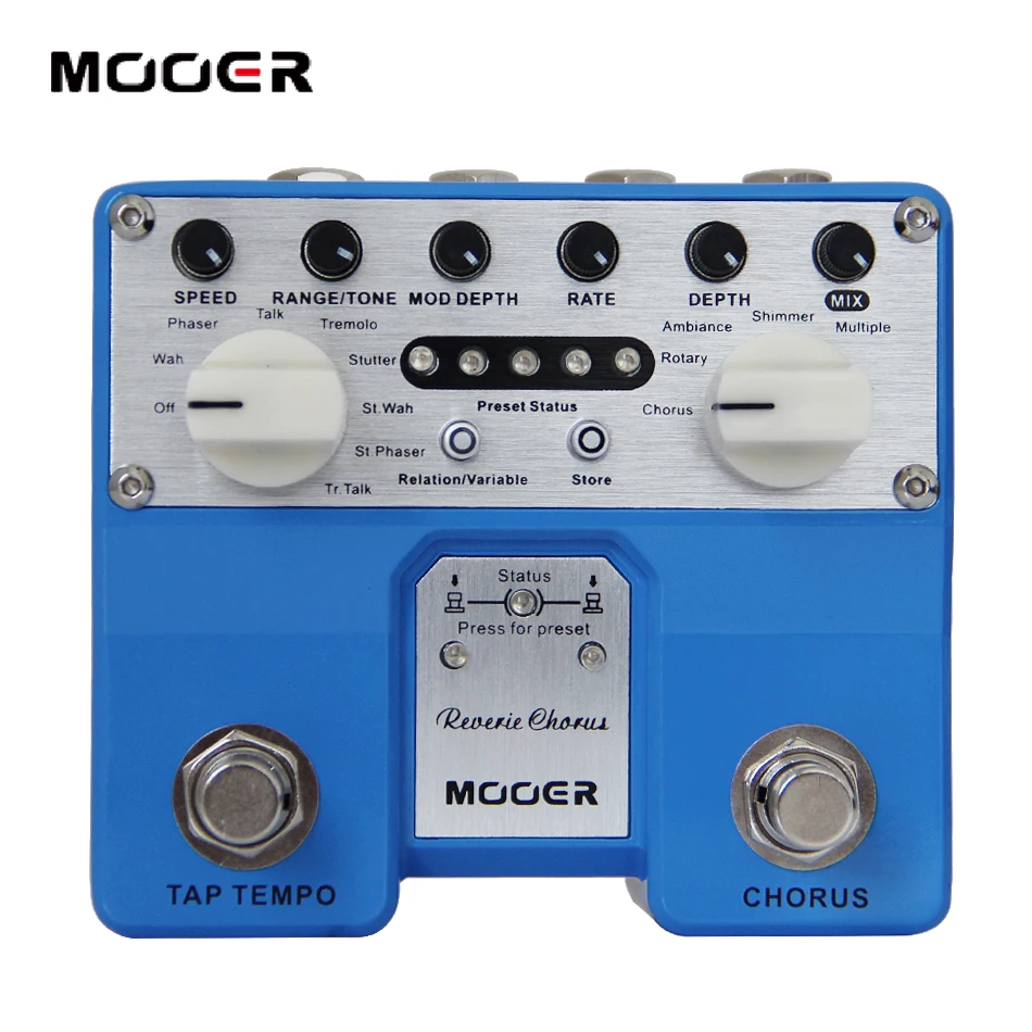 MOOER Reverie хор цифровой педаль ротационный атмосфера мерцающий и