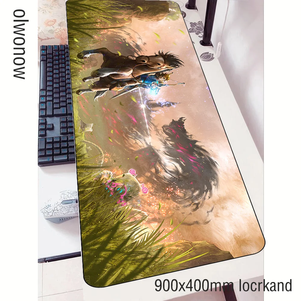 

zelda padmouse 900x400x3mm gaming mousepad game Christmas large mouse pad gamer computer desk best mat notbook mousemat pc