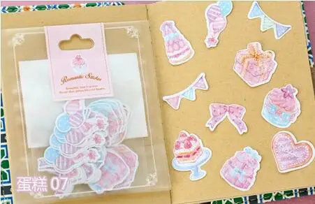 7 70 шт./упак. DIY Kawaii Сердце Звезда цветок Декоративные наклейки для дневника альбом Скрапбукинг Симпатичные стикеры школьников - Цвет: 7