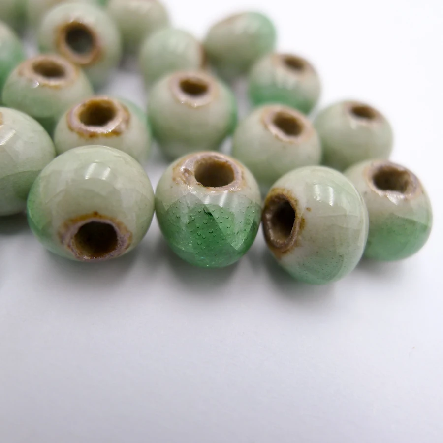 8 #100 шт Китай керамические бусины ручной работы веревка Procelain Бисер для