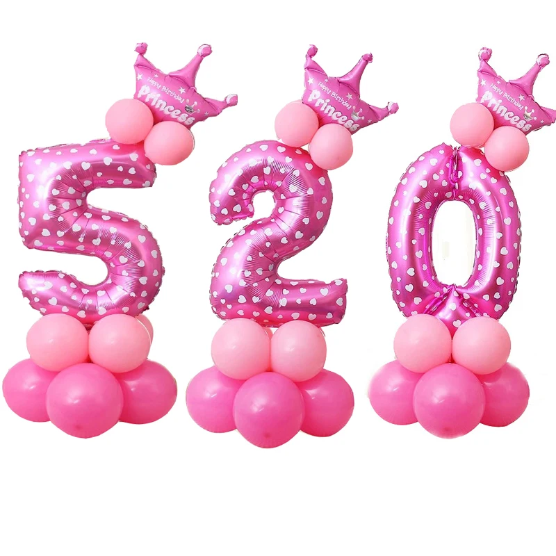 1 компл. 0 9 номеров большой гелиевый номер фольги Детские фестивали Dekoration день