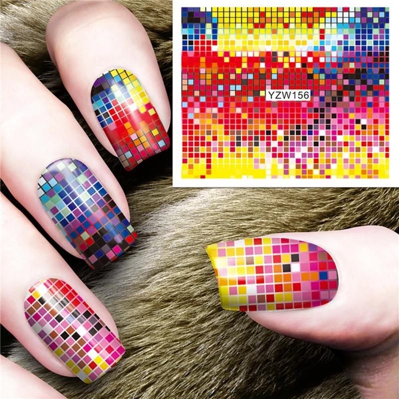 4 листовкрасота наклейка на ногти водная наклейки для украшения ногтей маникюр