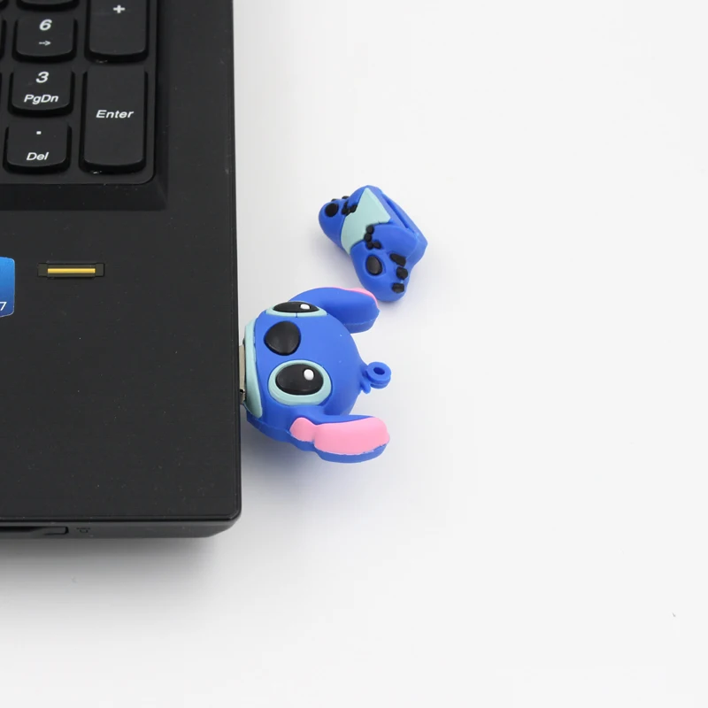 Новая мода USB Flash Drive 64 ГБ 32 16 8 4 2 мультфильм стежка ручка диск флэш карты Memory stick