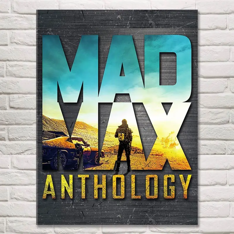 Foocome Mad Max Fury дорожный фильм плакаты и принты стены искусства шелковой ткани живопись современный домашний декор картины украшения спальни - Цвет: 019