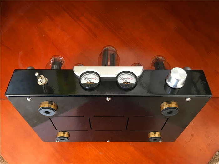 

Finished Spartan Z1 Luxury Tube Amplifier 6N9P+6P3P+5Z3P HiFi Audio Tube Amplifier With VU Table
