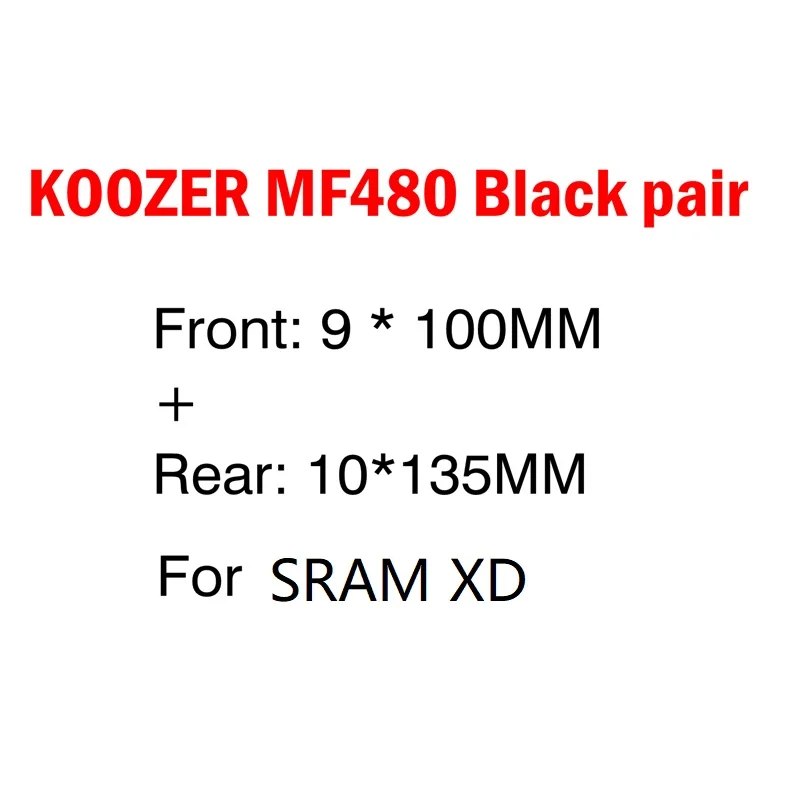 XD(B) 9X100 10X135mm KOOZER MF480 32 отверстия передняя, Задняя Ступица 4 герметичный подшипник 24T трещотка QR быстрый выпуск через ось горный велосипед концентраторы для Shimano Sram - Цвет: XD(B) 9X100 10X135mm